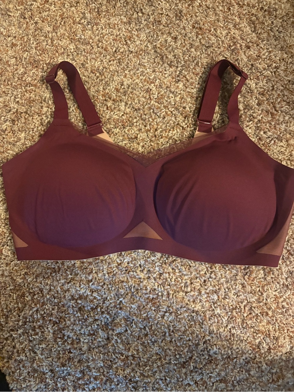 Honeylove Seamless Bra in Deep Wine - NEVER WORN